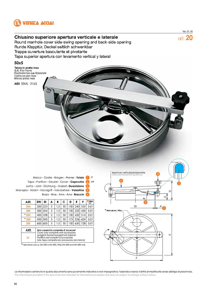 Trappe inox